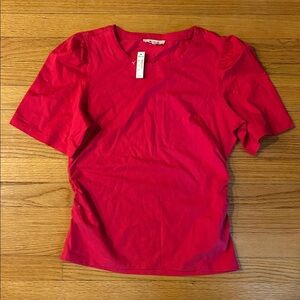 Madewell Vibrant Red Short Sleeve Tee
